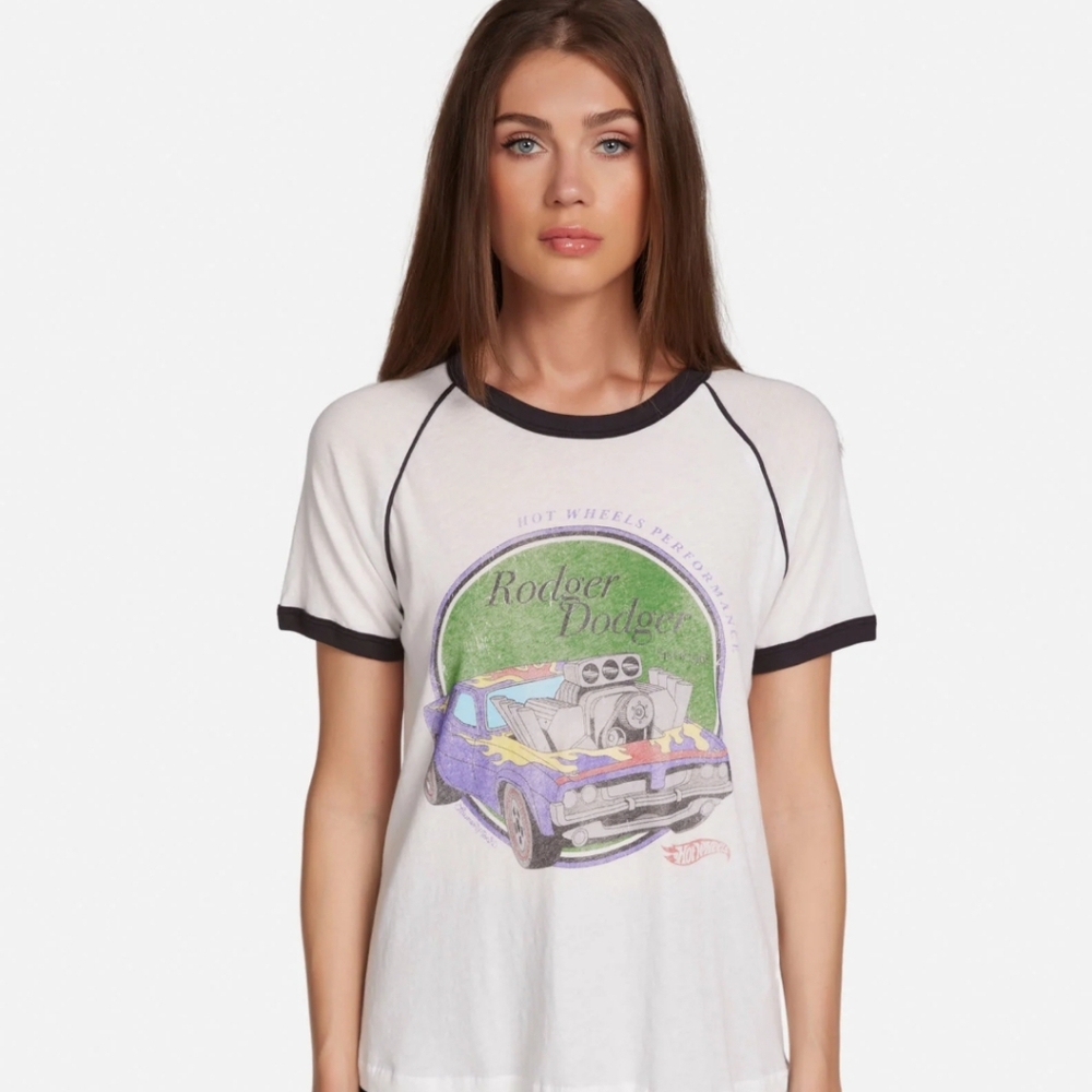Lauren Moshi Hot Wheels Roger Dodger tee